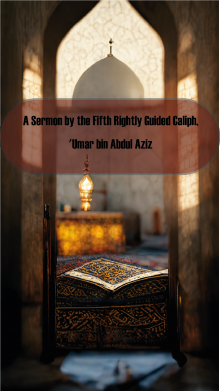 A Sermon by the Fifth Rightly Guided Caliph, 'Umar bin Abdul Aziz