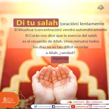 La esencia del Salah es el recuerdo de Allah