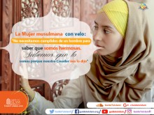 La mujer musulmana con velo