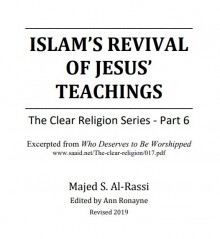 ISLAM’S REVIVAL  OF JESUS’  TEACHINGS