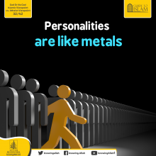 Personalities are like metals