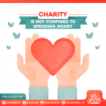 Charity is not confined to spending money