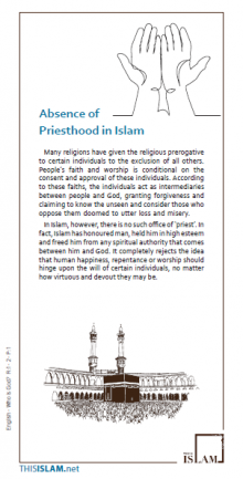 Absence of Priesthood in Islam