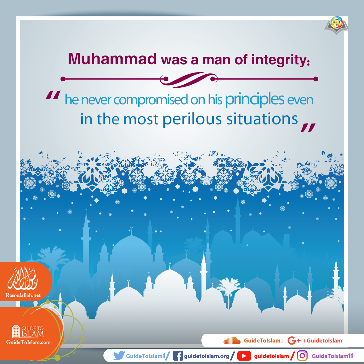 The morals of Muhammad