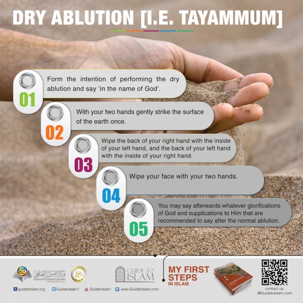 Dry ablution 'Tayammum'