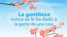 La gentileza beneficia a una casa